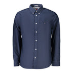 Tommy Hilfiger Blue Cotton Men's Shirt