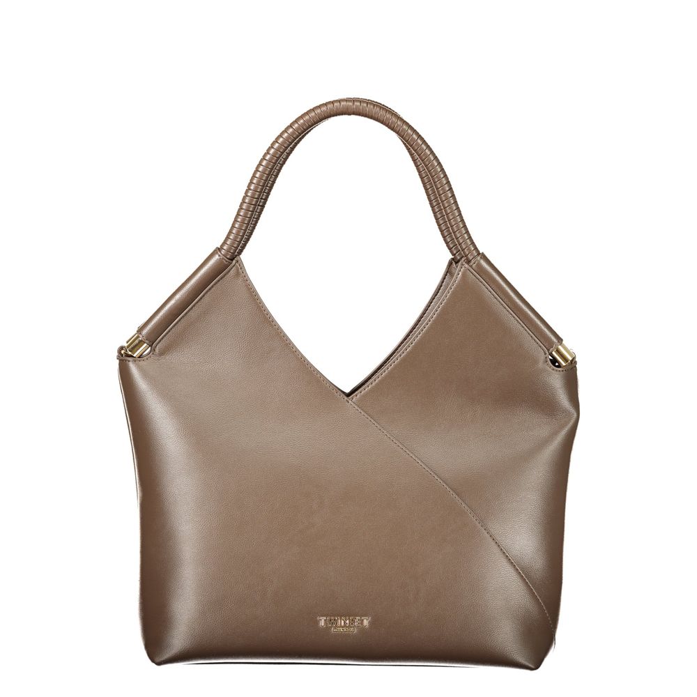 Twinset Brown Polyethylene Handbag