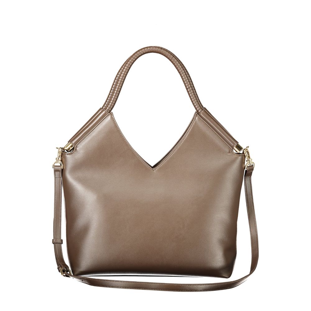 Twinset Brown Polyethylene Handbag