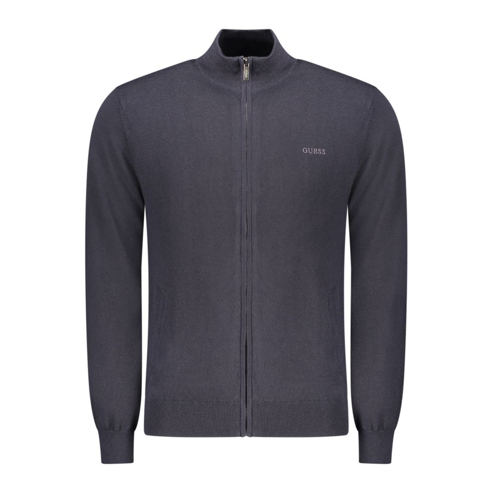 Guess Jeans Blue Wool Cardigan
