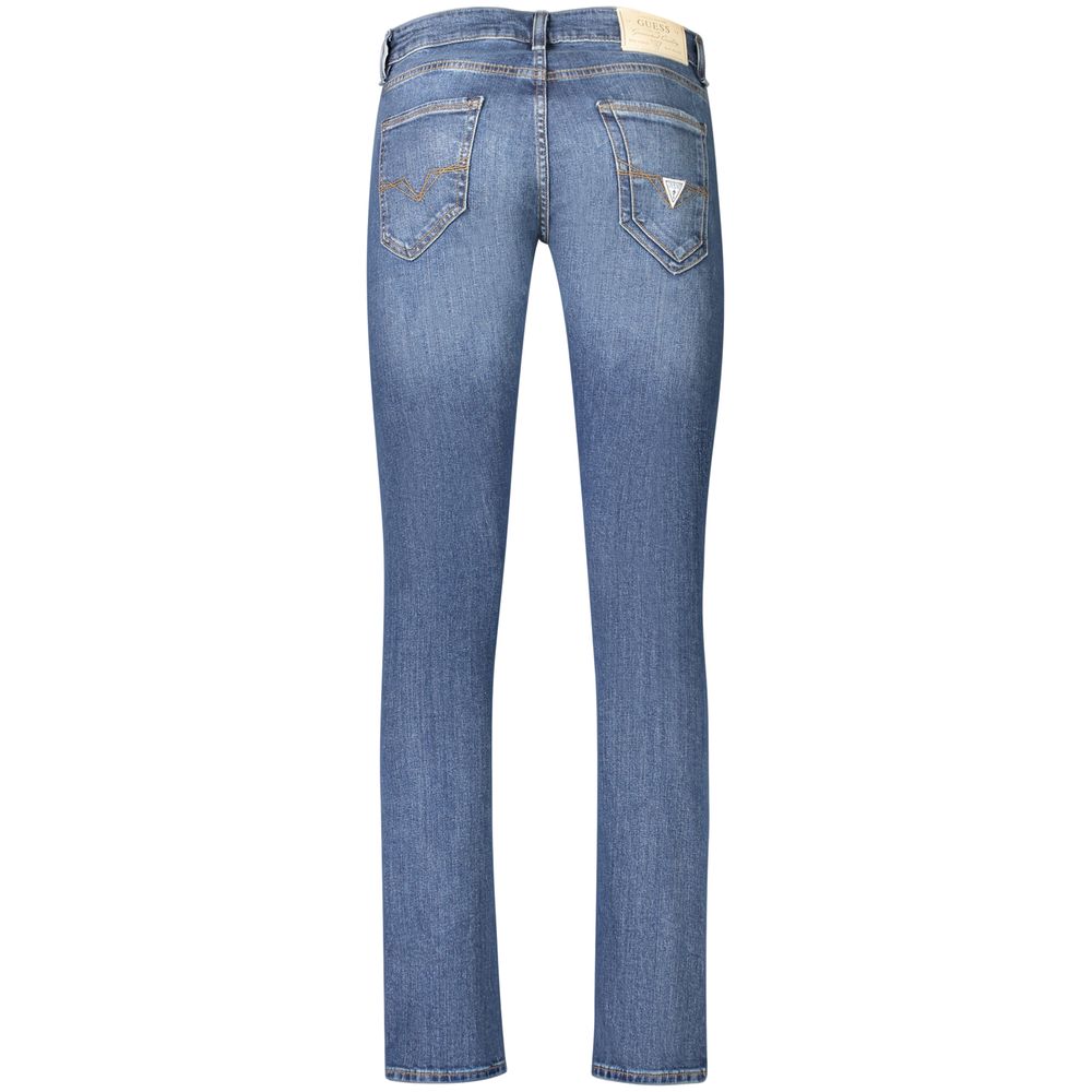 Guess Jeans Blue Cotton Skinny Jeans