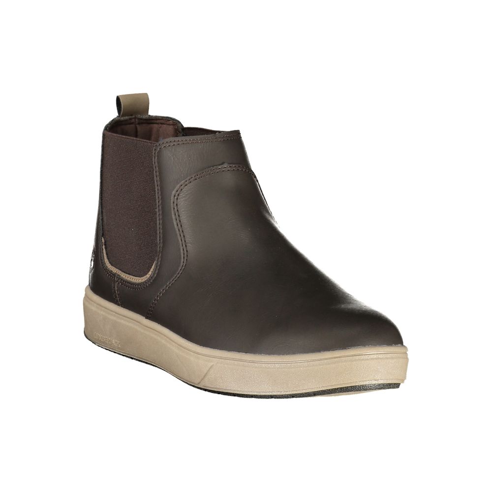 Lumberjack Brown Polyester Ankle Boots
