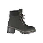 Lumberjack Black Polyester Ankle Boots