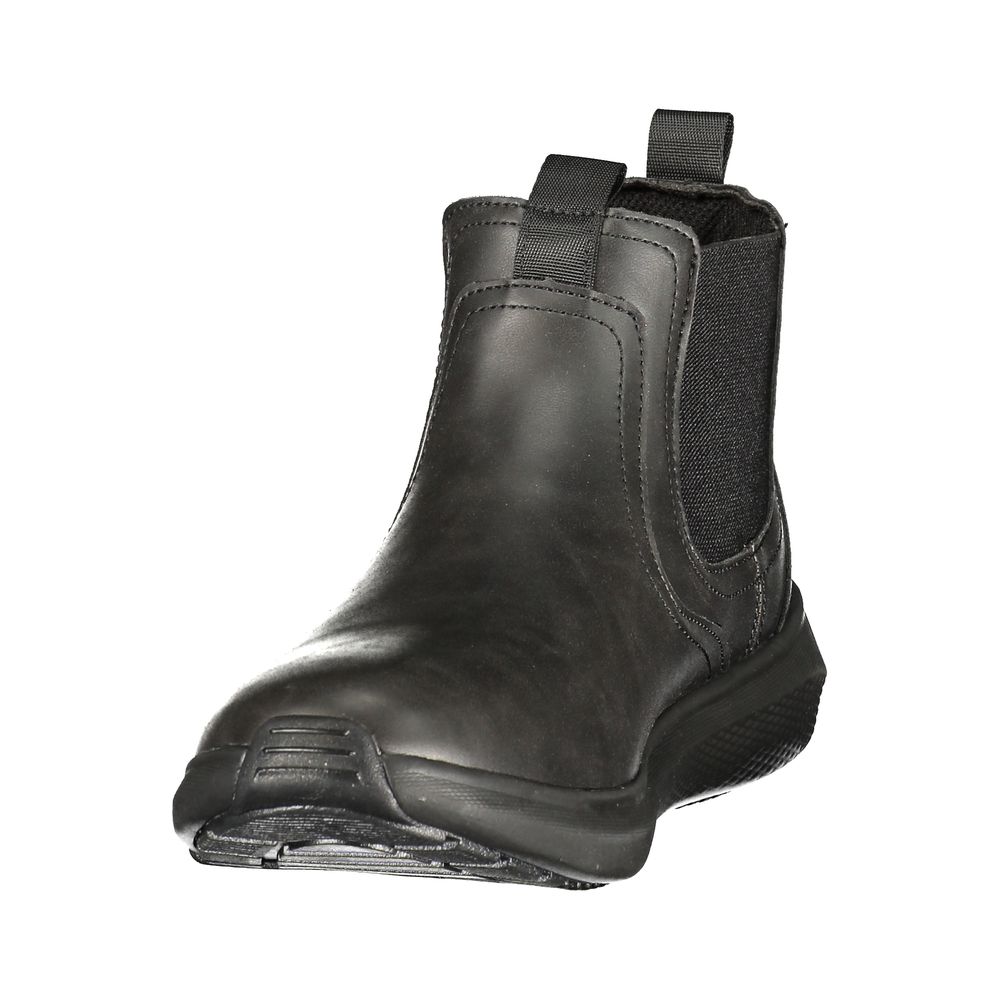 Lumberjack Black Polyester Ankle Boots