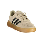 Adidas Beige Polyester Athletic Sneakers
