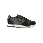 Blauer Black Polyester Athletic Sneakers