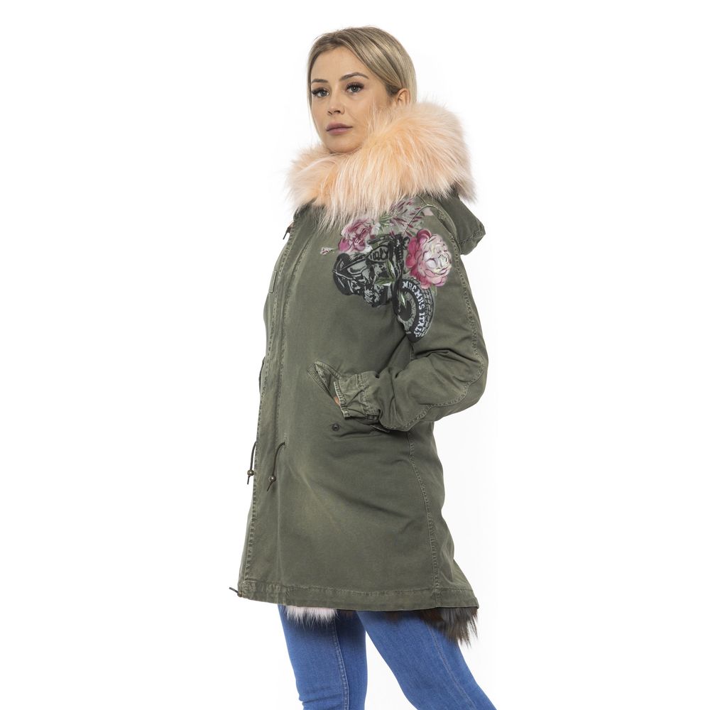 Mr&Mrs Italy Green Cotton Women Jacket
