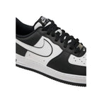 Nike Black And White Leather Low Top Sneakers