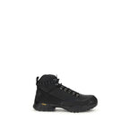 ROA Black Rubber Lace-Up Boots