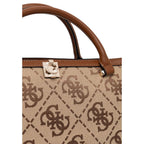 Guess White Polyester Handbag