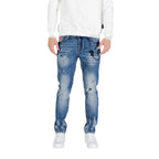 Icon Blue Cotton Skinny Jeans