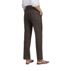 Street One Brown Polyester Casual Pants
