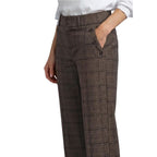 Street One Brown Polyester Casual Pants