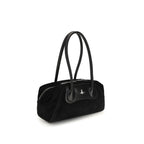Vivienne Westwood Black Calf Leather Bos Taurus Shoulder Bag