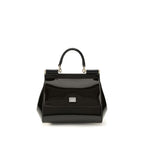 Dolce & Gabbana Black Calf Leather Bos Taurus Shoulder Bag