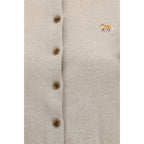 Maison Kitsuné Beige Cotton Cardigan