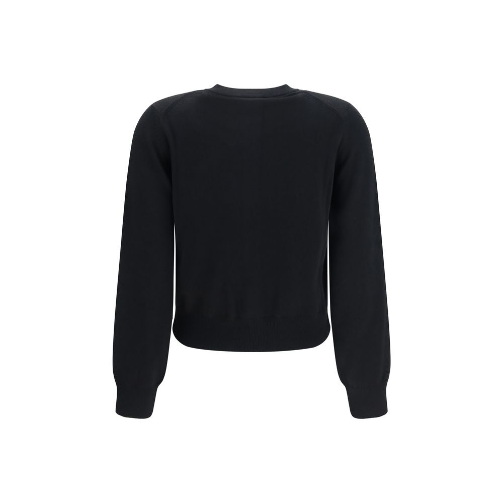 Maison Kitsuné Black Cotton Cardigan