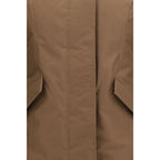 Woolrich Brown Cotton Parka