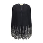 Valentino Garavani Black Wool Oves Aries Coat