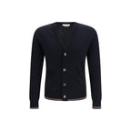 Thom Browne Blue Wool Oves Aries Cardigan