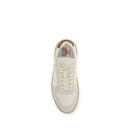 Veja Beige Calf Leather Bos Taurus Low Top Sneakers