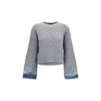Haikure Gray Wool Oves Aries Sweatshirt