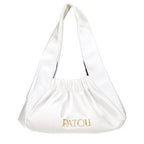 Patou White Fabric Handbag