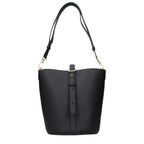 Patou Black Leather Crossbody Bag