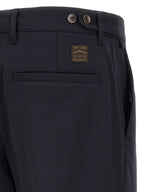 Incotex Blue Polyester Dress Pants
