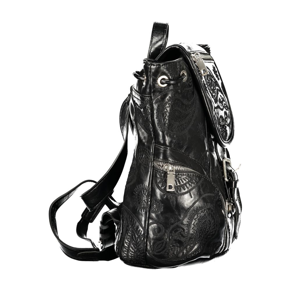Desigual Black Polyethylene Backpack