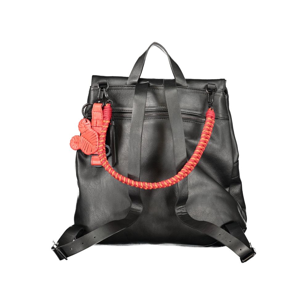 Desigual Black Polyethylene Backpack