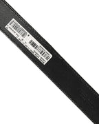 Dolce & Gabbana Beige Black Woven Leather Metal Buckle Belt