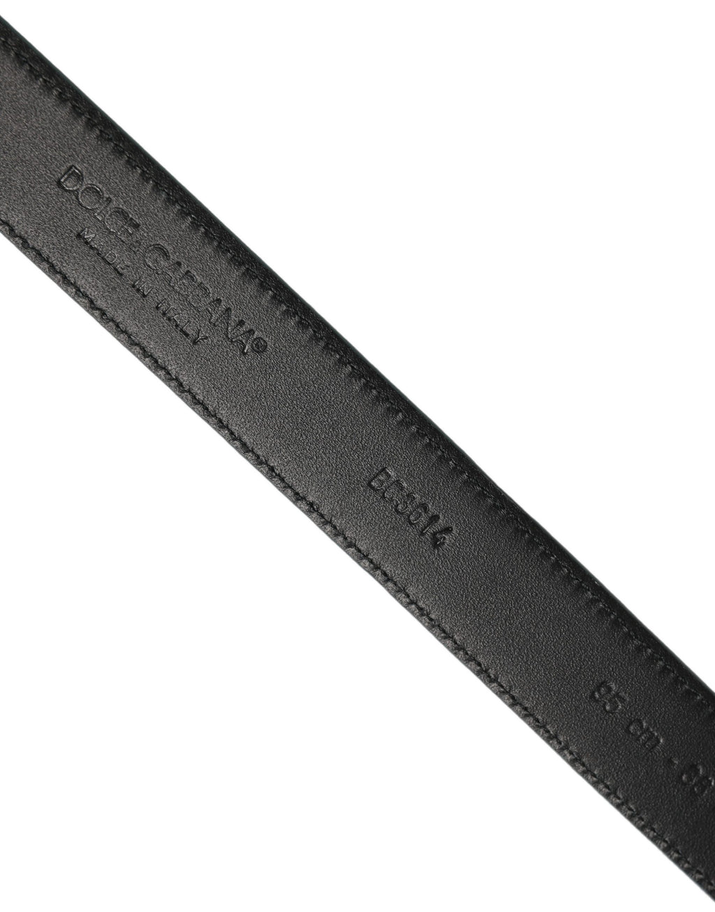Dolce & Gabbana Men Blue Suede Gold Tone Metal Buckle Belt