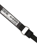 Dolce & Gabbana Men Black Nylon Webbing Plastic Buckle Belt