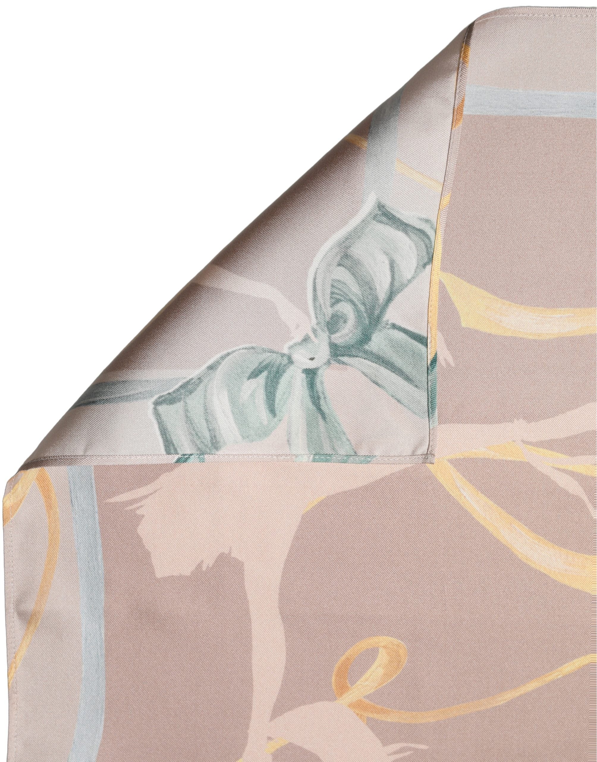 Dolce & Gabbana Men Multicolor Ballerina Floral Foulard Scarf