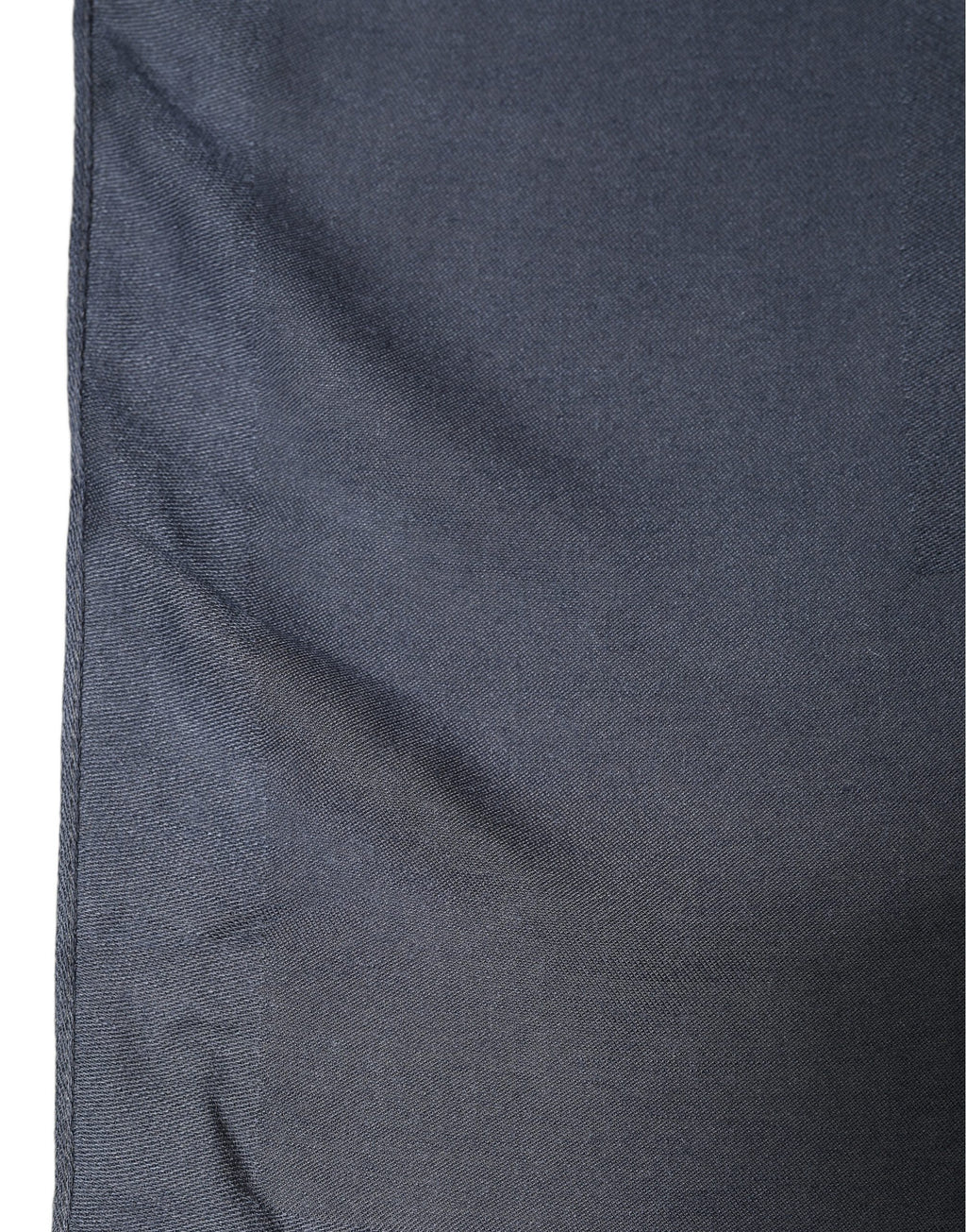 Dolce & Gabbana Dark Blue Modal Frayed Edge Lace Stole Scarf