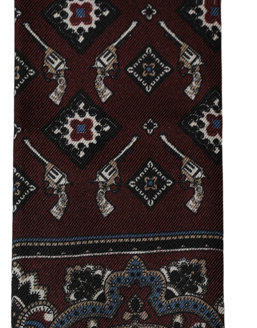 Dolce & Gabbana Burgundy Skinny Twilly Fringed Foulard Scarf