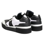 Dolce & Gabbana Black White MIAMI Low Top Men Sneakers Shoes