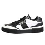 Dolce & Gabbana Black White MIAMI Low Top Men Sneakers Shoes
