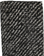 Dolce & Gabbana Black White Herringbone Tweed Shawl Scarf
