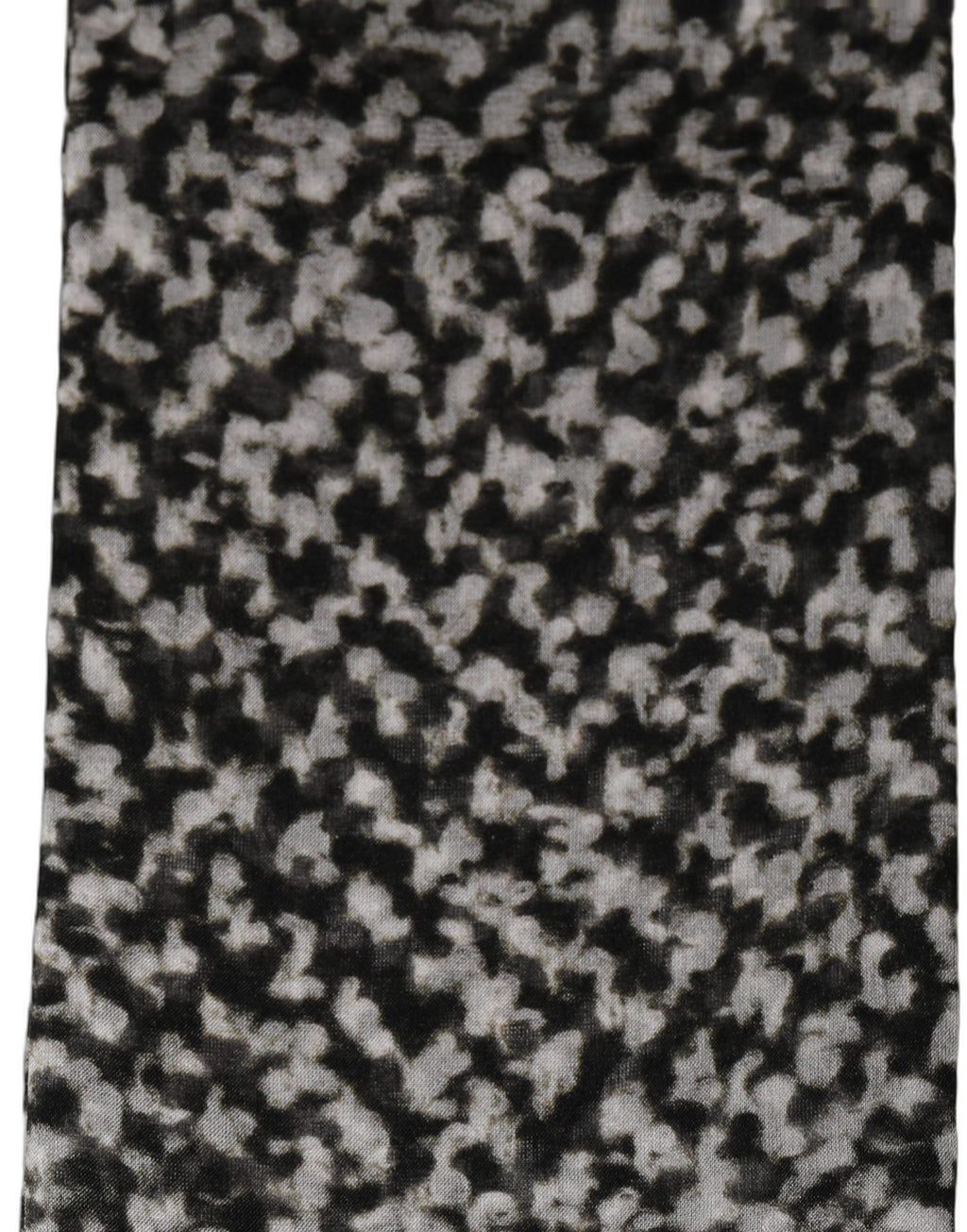 Dolce & Gabbana Black White Herringbone Tweed Shawl Scarf