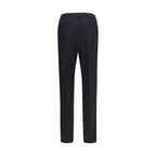Versace Black Wool Oves Aries Dress Pants