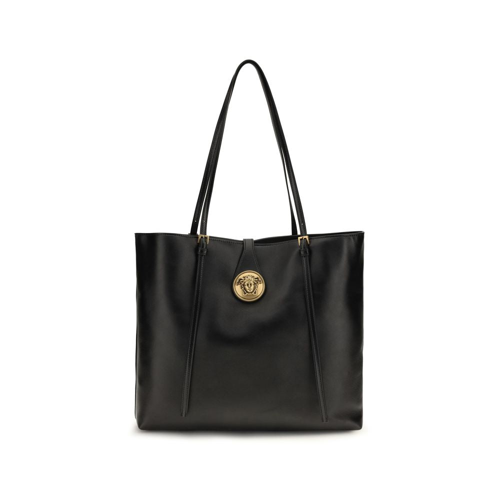 Versace Black Lamb Ovis Aries Shoulder Bag