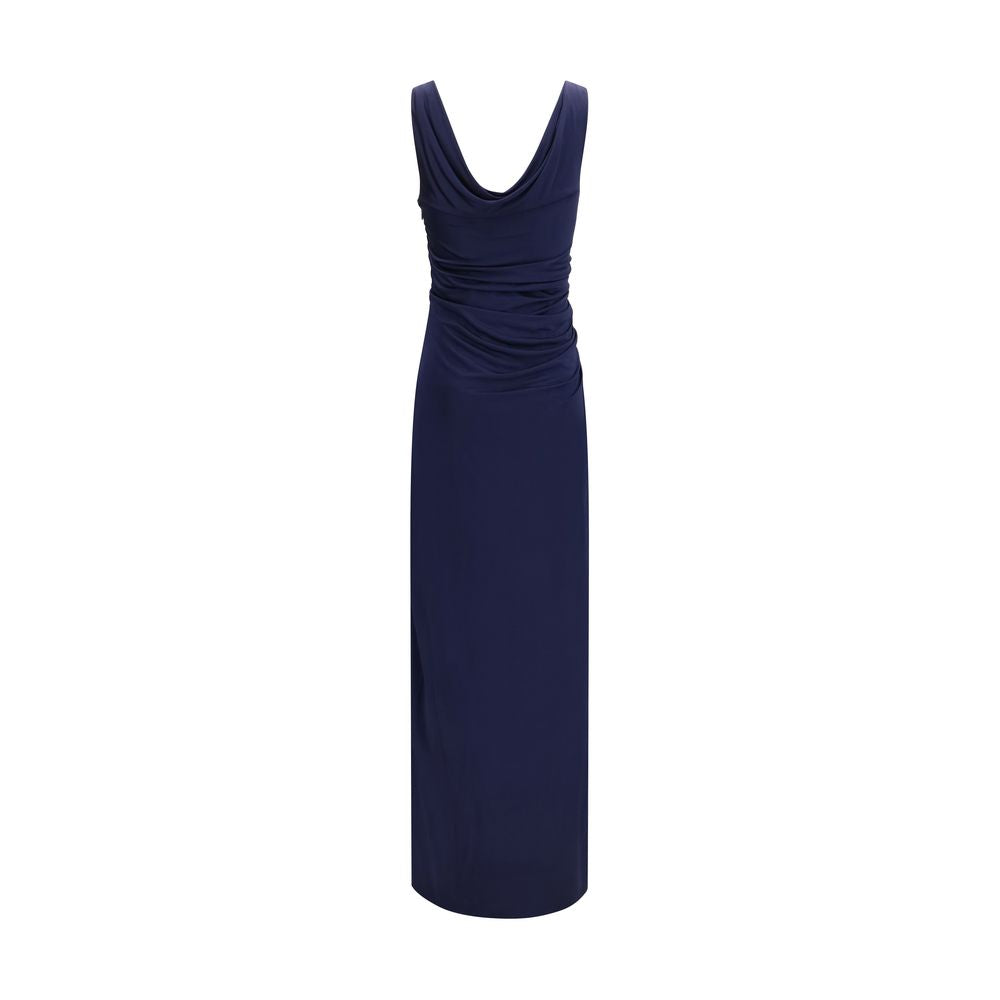 Versace Blue Viscose Casual Dress