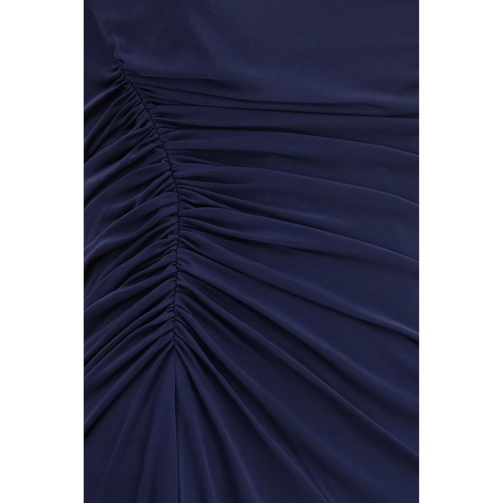 Versace Blue Viscose Casual Dress