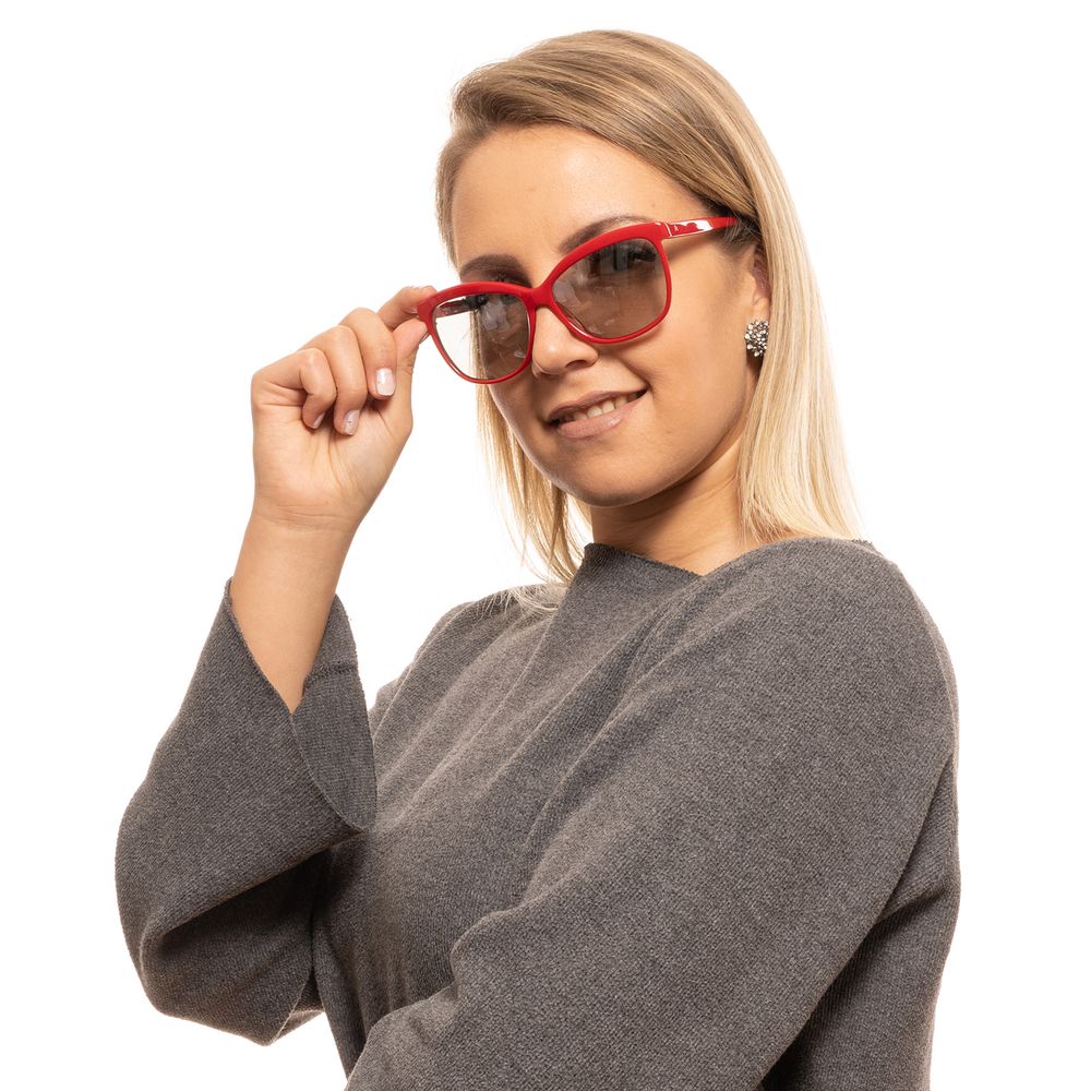 Rodenstock Red Plastic Sunglasses