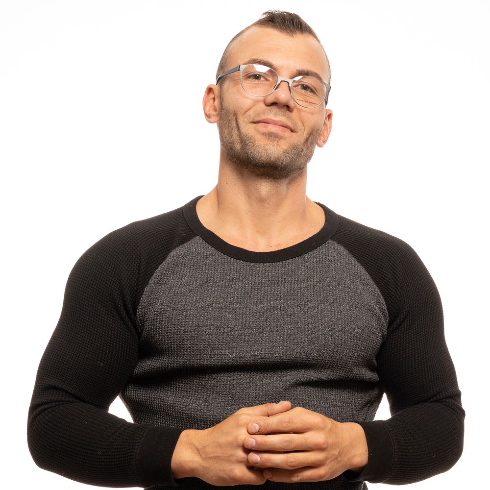 Porsche Design Gray Metal & Stainless Steel & Aluminum Glasses (Frames)