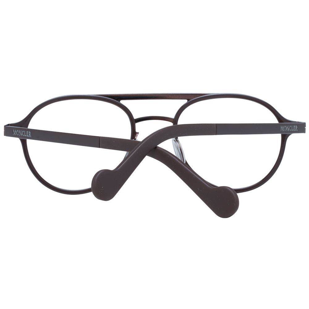 Moncler Brown Metal Glasses (Frames)