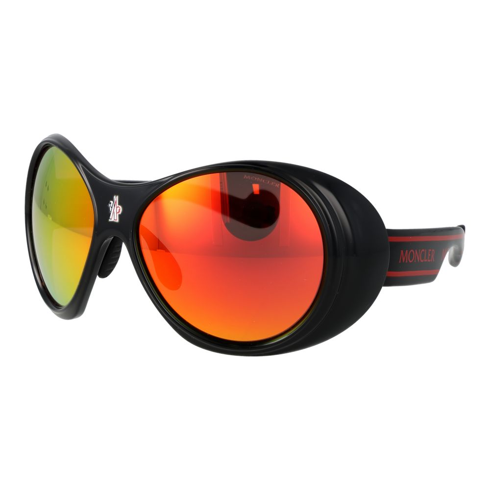 Moncler Black Plastic Sunglasses