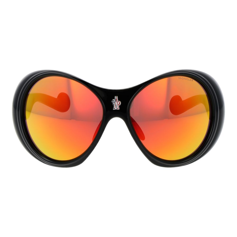 Moncler Black Plastic Sunglasses
